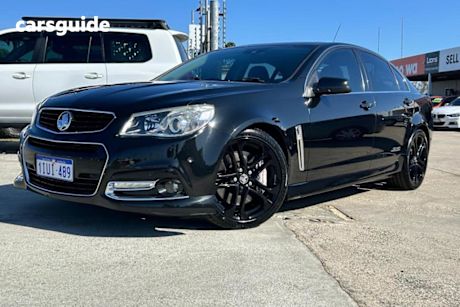 Black 2015 Holden Commodore Sedan Ss-V Redline