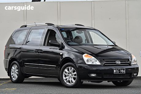 Black 2009 Kia Carnival Wagon Exe