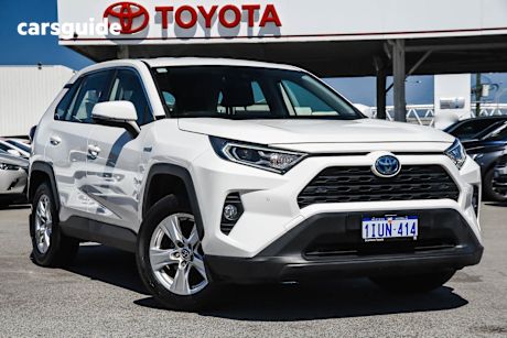White 2020 Toyota RAV4 Wagon Gx Awd Hybrid
