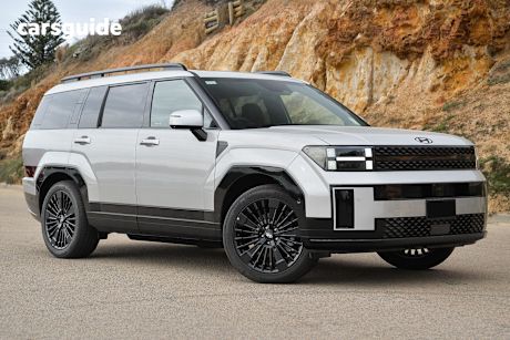 Silver 2025 Hyundai Santa FE Wagon Hev (Awd)