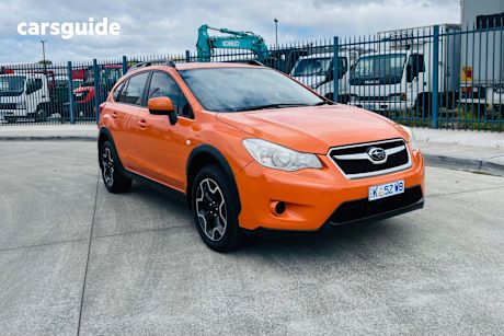 Orange 2013 Subaru XV Wagon 2.0I