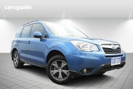 Blue 2014 Subaru Forester Wagon 2.5I Luxury Limited Edition