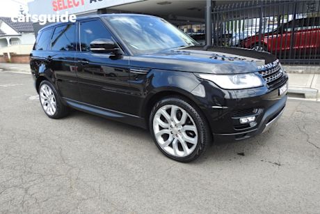 Black 2014 Land Rover Range Rover Sport Wagon 3.0 Tdv6 Se