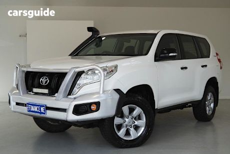 White 2017 Toyota Landcruiser Prado Wagon Gx (4X4)
