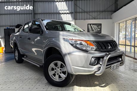 Silver 2016 Mitsubishi Triton Dual Cab Utility Glx Plus (4X4)