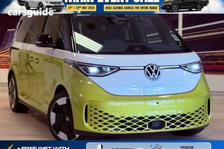 Yellow 2025 Volkswagen ID. Buzz Wagon Pro Lwb