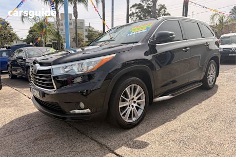 Black 2014 Toyota Kluger Wagon Grande (4X4)