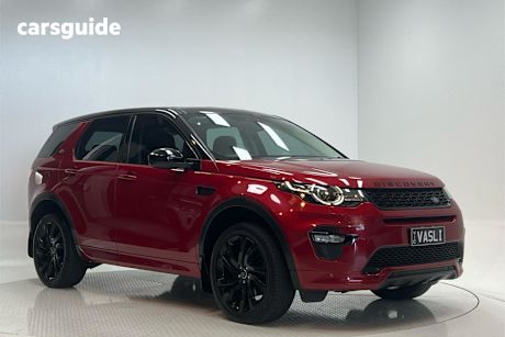 Red 2016 Land Rover Discovery Sport Wagon Td4 180 Hse 5 Seat