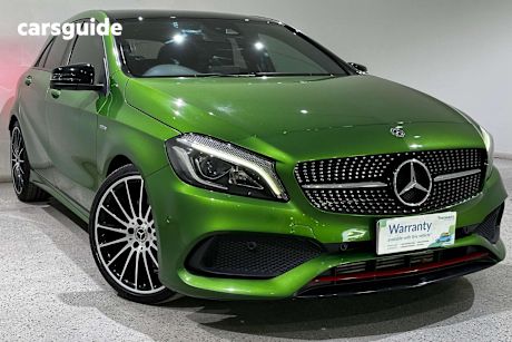 Green 2017 Mercedes-Benz A250 Hatchback Sport