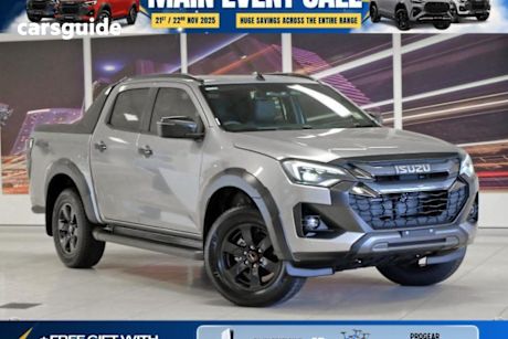 Silver 2025 Isuzu D-MAX Crew Cab Utility X-Terrain (4X4)