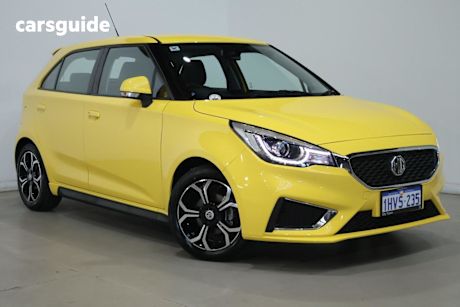 Yellow 2022 MG MG3 Hatchback Excite (With Navigation)