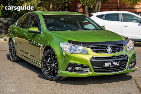 Green 2014 Holden Commodore Sedan Ss-V Redline