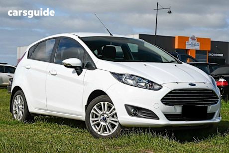 White 2016 Ford Fiesta Hatchback Trend