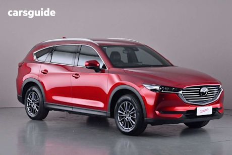 Red 2021 Mazda CX-8 Wagon Touring (Fwd)