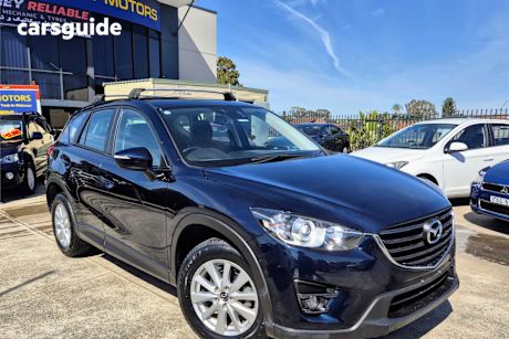 Blue 2017 Mazda CX-5 Wagon Maxx Sport (4X4)