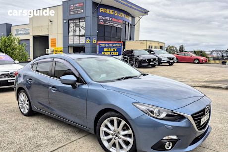 Blue 2016 Mazda 3 Sedan Sp25 Gt