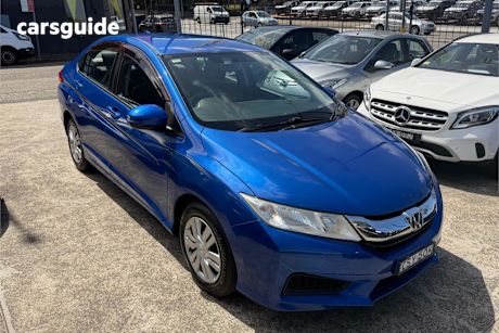 Blue 2014 Honda City Sedan Vti