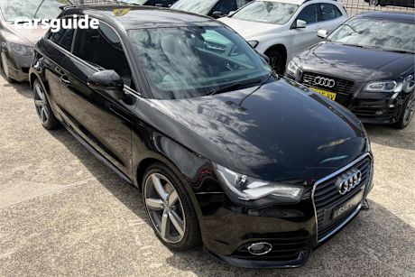 Black 2012 Audi A1 Hatchback 1.4 Tfsi Ambition