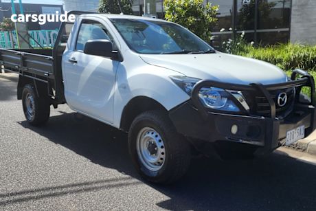 White 2019 Mazda BT-50 Cab Chassis Xt (4X4) (5Yr)