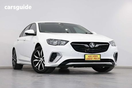White 2019 Holden Commodore Liftback Rs