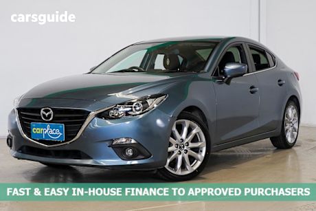 Blue 2014 Mazda 3 Sedan Sp25