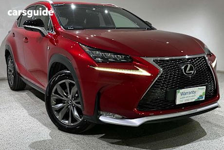 Red 2017 Lexus NX200T Wagon F Sport (Awd)