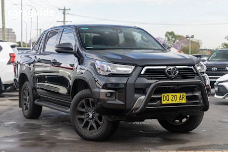 Black 2021 Toyota Hilux Double Cab Pick Up Rogue (4X4)