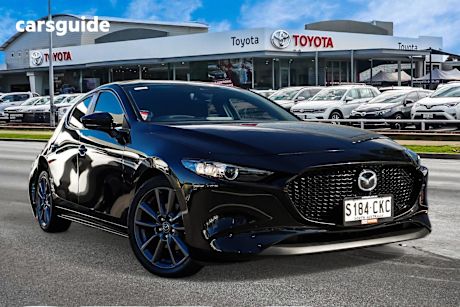 Black 2020 Mazda 3 Hatchback G25 Evolve