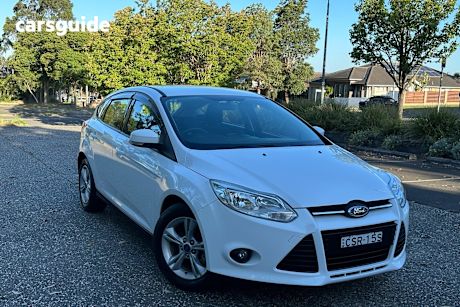 White 2014 Ford Focus Hatch TREND LW MK2 MY14