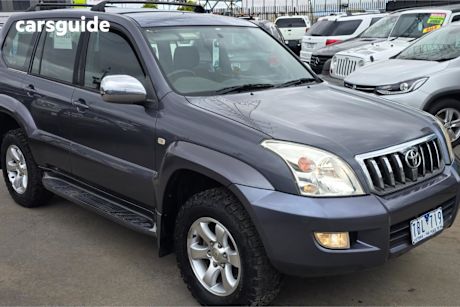 Grey 2004 Toyota Landcruiser Prado Wagon Gxl (4X4)