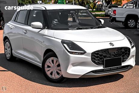 White 2025 Suzuki Swift Hatchback Hybrid