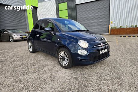 Blue 2019 Fiat 500 Hatchback Pop