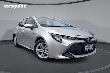 Silver 2019 Toyota Corolla Hatchback Ascent Sport (Hybrid)