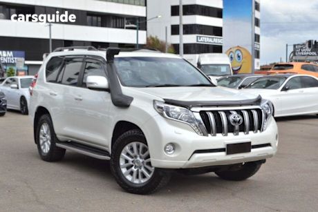White 2014 Toyota Landcruiser Prado SUV KAKADU 4X4