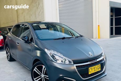 Silver 2016 Peugeot 208 Hatchback Gt-Line