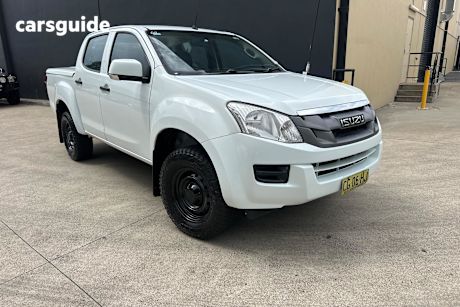 White 2015 Isuzu D-MAX Crew Cab Utility Sx Hi-Ride (4X2)
