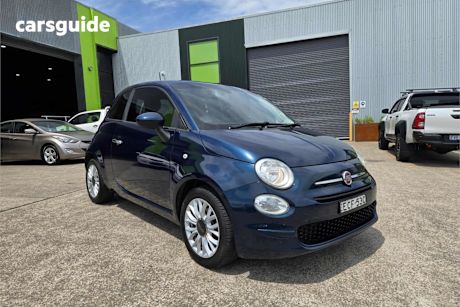 Blue 2019 Fiat 500 Hatchback Pop
