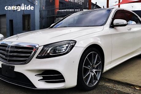 White 2018 Mercedes-Benz S450 Saloon L