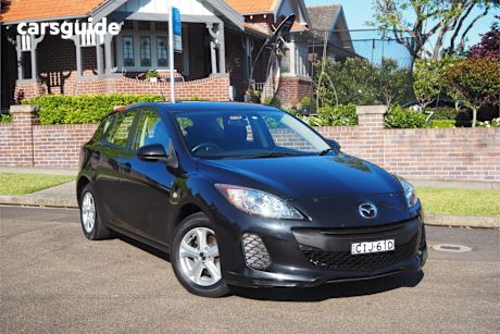 Black 2012 Mazda 3 Hatchback Neo