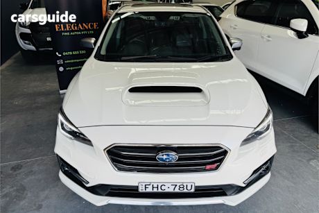 White 2019 Subaru Levorg Wagon 2.0 Sti Sport (Awd)