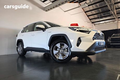 White 2023 Toyota RAV4 Wagon Gx (2Wd) Hybrid