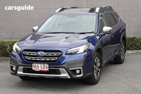 Blue 2022 Subaru Outback Wagon Awd Touring
