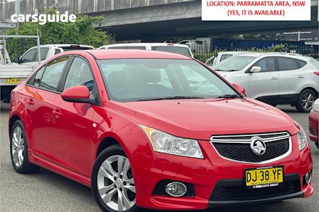 Red 2013 Holden Cruze Sedan Sri