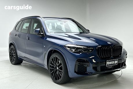 Blue 2022 BMW X5 Wagon Xdrive30D M Sport