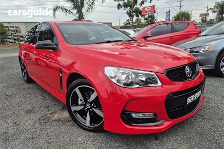 Red 2016 Holden Commodore Sedan Sv6 Black Pack