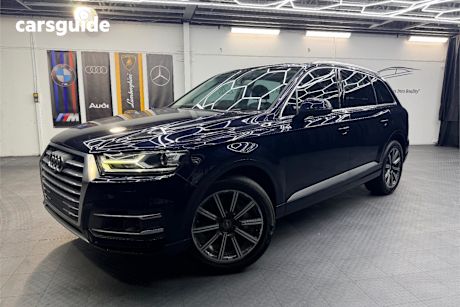 Blue 2016 Audi Q7 Wagon 3.0 Tdi Quattro