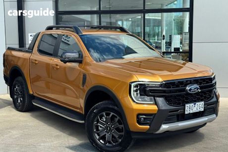 Yellow 2024 Ford Ranger Double Cab Pick Up Wildtrak 2.0 (4X4)
