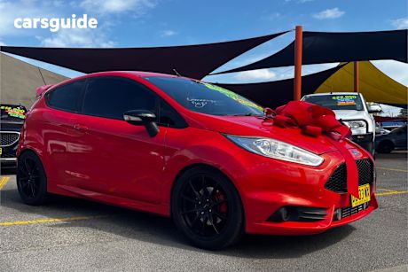 Orange 2013 Ford Fiesta Hatchback St