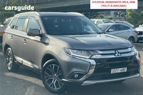 Grey 2017 Mitsubishi Outlander Wagon Ls Safety Pack (4X2)