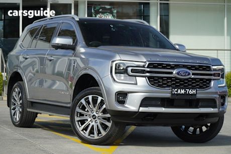 Silver 2024 Ford Everest Wagon Platinum (4Wd)